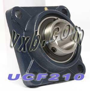 50mm Bearing UCF-210 + Square Flanged Cast Housing Mounted Bearing - fast shipping 🇺🇸