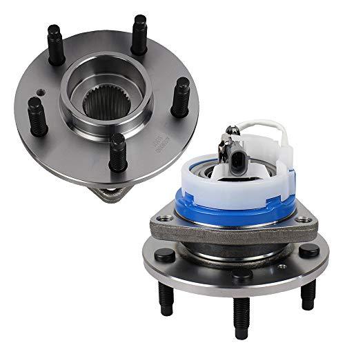 513121 Pair Front Wheel Hub & Bearing Assembly for Impala, Regal, DeVille, Grand Prix, Lacrosse, Lesabre, Century, Rendezvous, DTS, Intrigue 5 Lug w/ABS, Set of 2 - fast shipping 🇺🇸