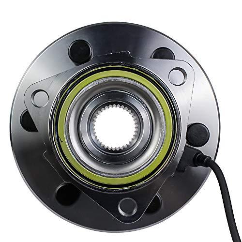 515036 Front Wheel Hub & Bearing Assembly for 4x4 4WD Chevy Silverado, Tahoe, Avalanche, Suburban, Express 1500, GMC Sierra, Yukon, Savana, Cadillac Escalade ESV EXT 6 Lug w/ABS - fast shipping 🇺🇸