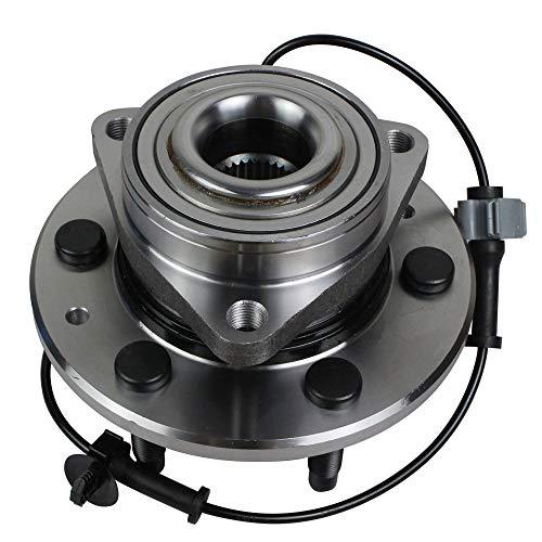 515160 Front Wheel Hub & Bearing Assembly Compatible with 4x4 15-19 Chevy Tahoe Suburban, GMC Yukon (XL)/14-18 Silverado/Sierra 1500, 15-18 Cadillac Escalade (ESV)/ 17-19 XTS 4WD 6 Lug - fast shipping 🇺🇸