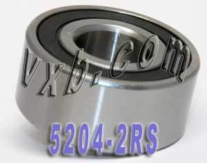 5204-2RS Angular Contact Sealed 20mm Bore Bearing - fast shipping 🇺🇸