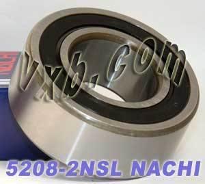 5208-2NSL Nachi Angular Contact Bearing - Double Row - 40x80x30.2 Bearing - fast shipping 🇺🇸