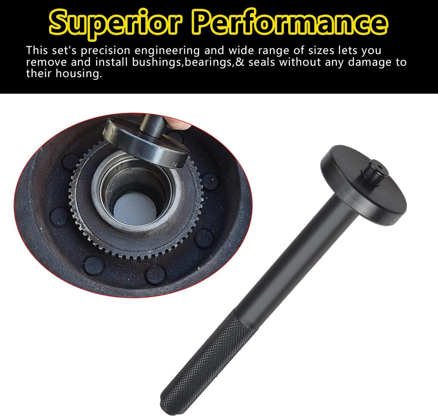 52-Piece Bushing Bearing Seal Driver Tool Set 3/4" to 2-15/16" - fast shipping 🇺🇸