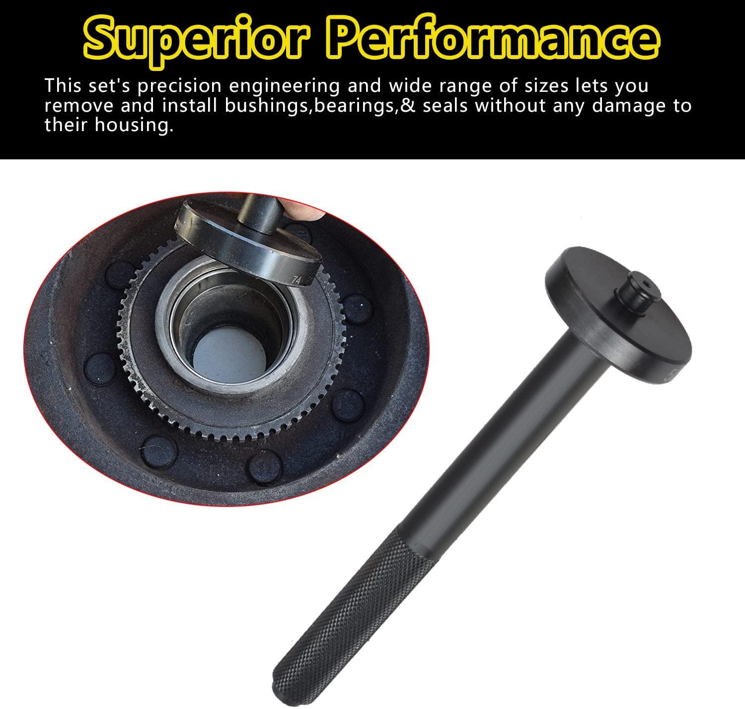 52-Piece Bushing Bearing Seal Driver Tool Set 3/4" to 2-15/16" - fast shipping 🇺🇸