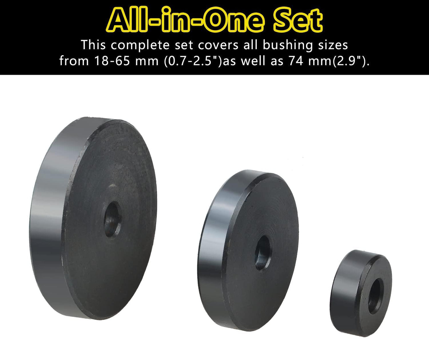 52-Piece Bushing Bearing Seal Driver Tool Set 3/4" to 2-15/16" - fast shipping 🇺🇸