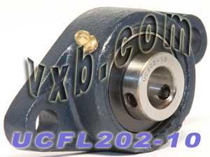 5/8 Bearing UCFL-202-10 + 2-Bolt Flanged Housing Mounted Bearing - fast shipping 🇺🇸