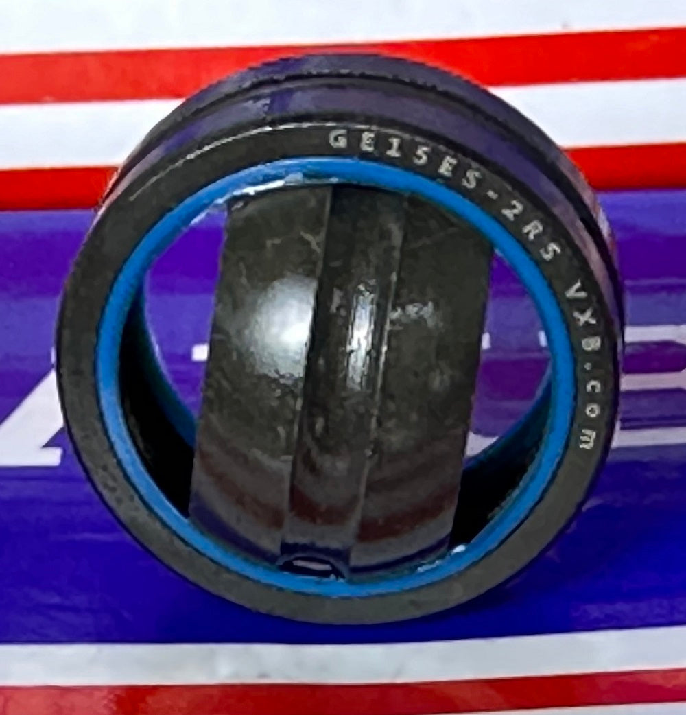GE15ES-2RS Double Sealed Plain Bearing 15x26x12 Spherical Bearing - fast shipping 🇺🇸