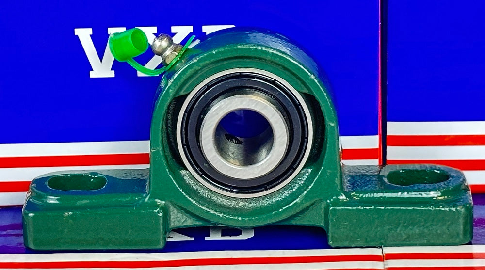 5/8 Bearing UCP202-10 + Pillow Block Cast Housing Mounted Bearing - fast shipping 🇺🇸