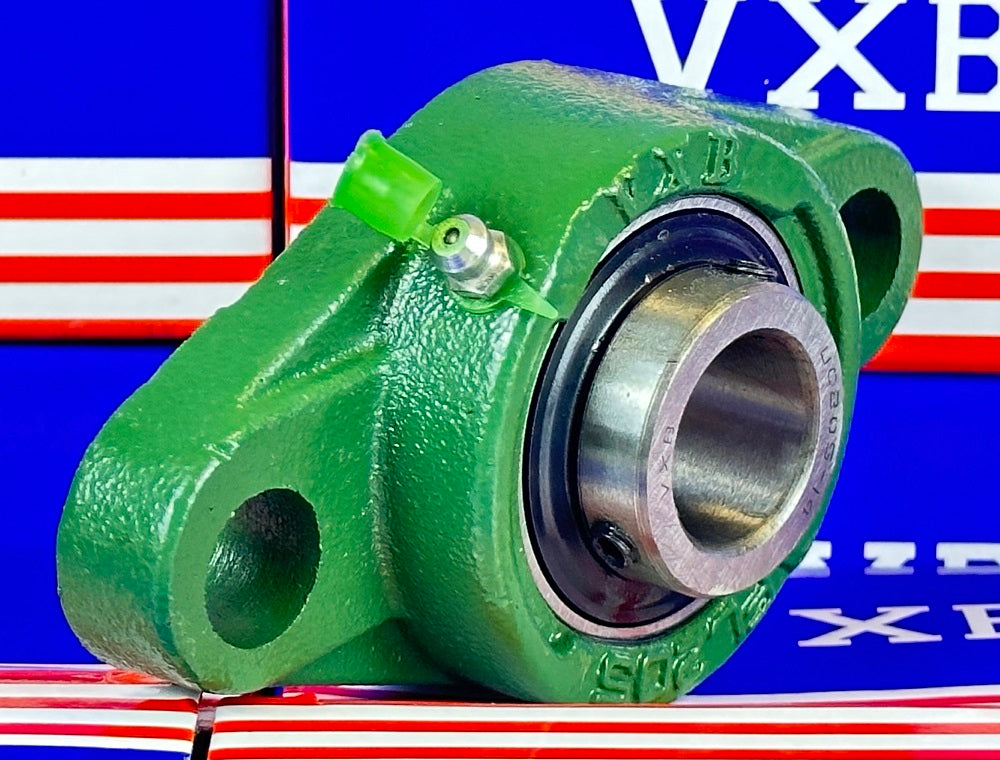 7/8 Bearing UCFL205-14 + 2-Bolt Flanged Housing Mounted Bearing - fast shipping 🇺🇸