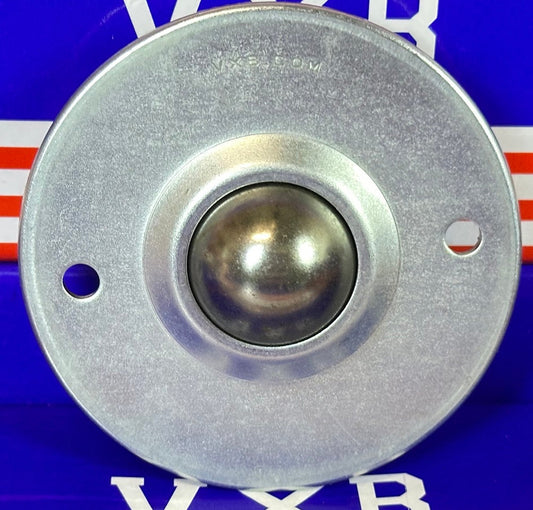 2 Holes Flange Ball Transfer Unit 1 Inch Bore Mounted Surface Bearing - fast shipping 🇺🇸
