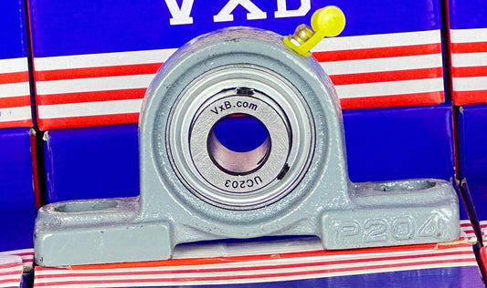 17mm Bearing UCP203 + Pillow Block Cast Housing Mounted Bearing - fast shipping 🇺🇸