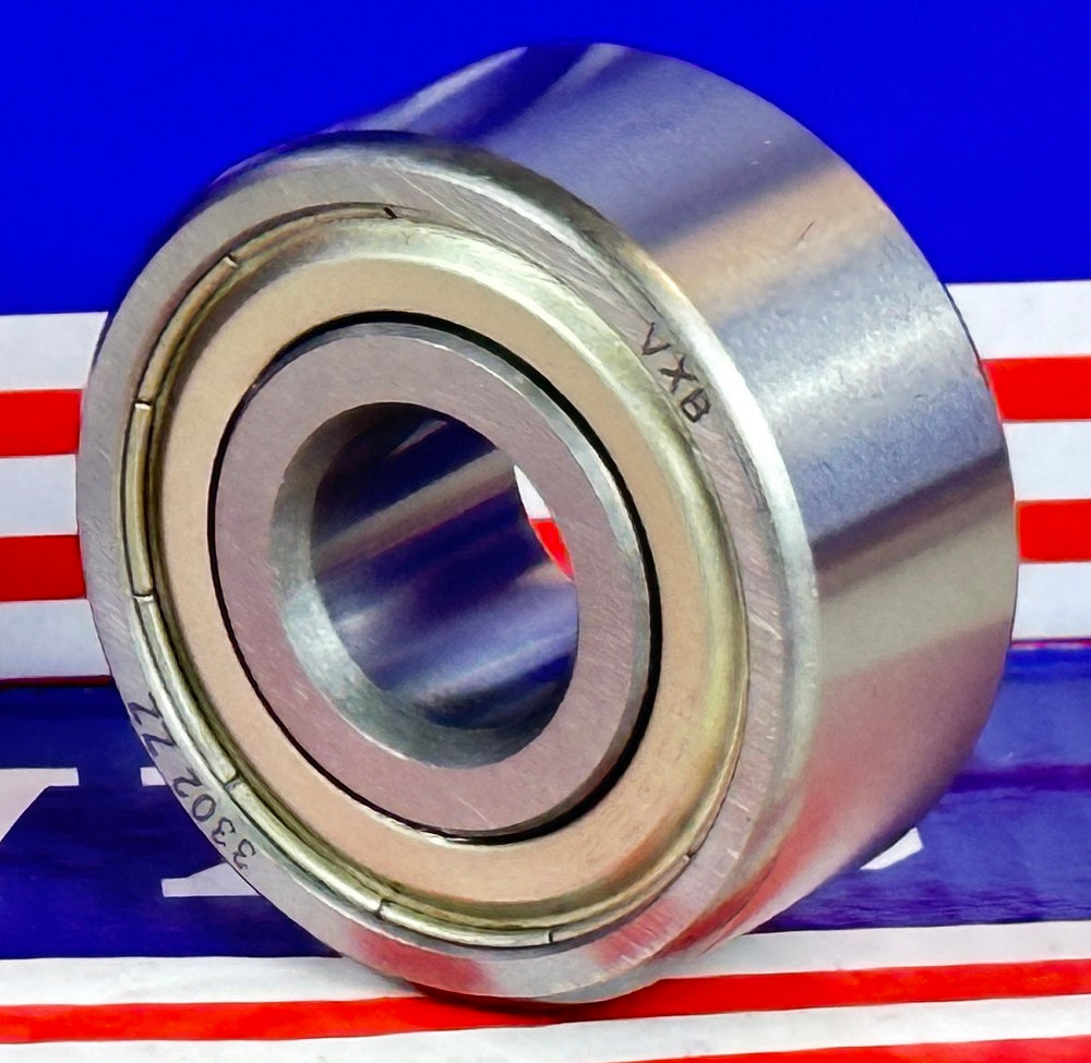 3302ZZ Angular Contact Bearing Shielded 15x42x19mm - fast shipping 🇺🇸