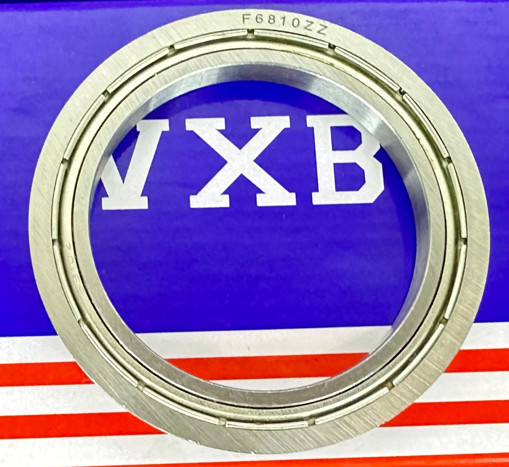F6810ZZ Flanged Bearing Shielded Chrome Steel 50x65x7mm - fast shipping 🇺🇸