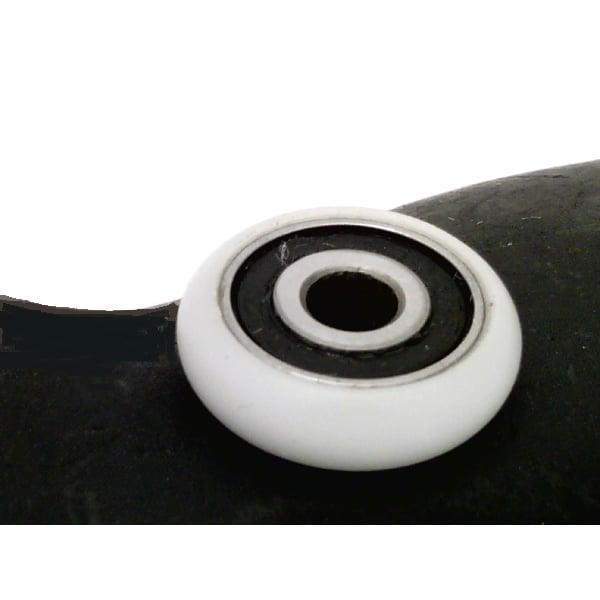 5mm Bore Bearing - 19mm White Plastic Tire 5x19x5mm - fast shipping 🇺🇸