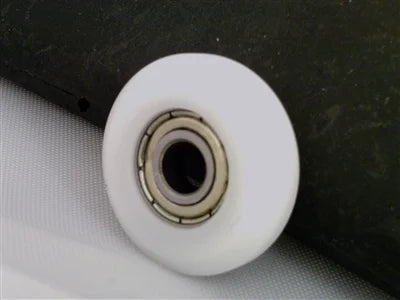 5mm Bore Bearing - 22mm White Plastic Tire 5x22x7mm - fast shipping 🇺🇸
