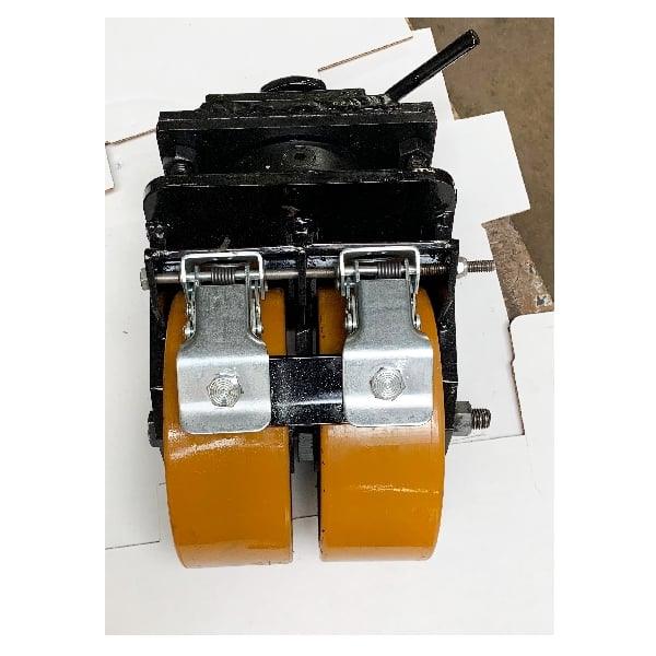 5Ton Load Capacity SCDW12 Brake 12" Dual Container Caster Wheels - fast shipping 🇺🇸
