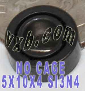 5x10x4 Full Complement Full Ceramic Bearing Si3N4 Miniature - fast shipping 🇺🇸