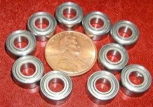 10-Pack 5x11mm Shielded 5x11x4 Miniature Bearing - fast shipping 🇺🇸