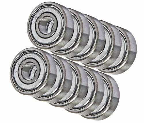 10-Pack 5x9x3 Stainless Steel Shielded Miniature Bearing - fast shipping 🇺🇸