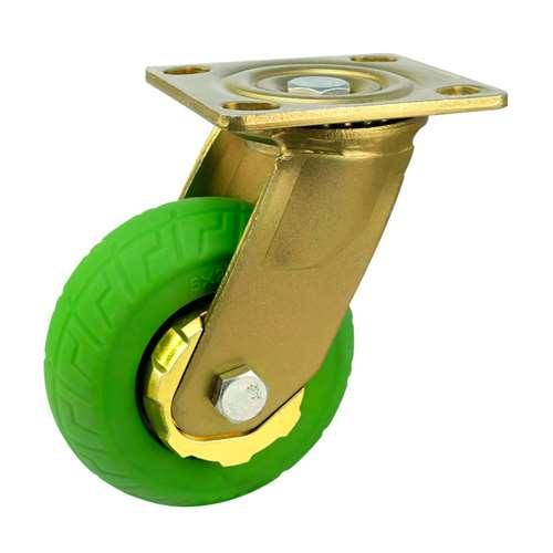6" Heavy Duty Caster Wheel - TPR - Top Plate - fast shipping 🇺🇸