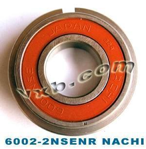 6002-2NSENR Nachi Bearing 15x32x9 Sealed C3 Snap Ring Bearing - fast shipping 🇺🇸