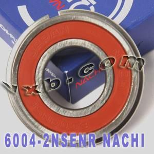 6004-2NSENR Nachi Bearing 20x42x12mm Sealed C3 Snap Ring Japan Made - fast shipping 🇺🇸