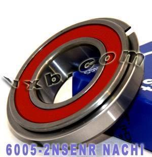6005-2NSENR Nachi Bearing 25x47x12 Sealed C3 Snap Ring Bearing - fast shipping 🇺🇸