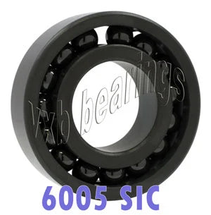 6005 Full Complement Full Ceramic Bearing SIC Silicon Carbide 25x47x12mm - fast shipping 🇺🇸