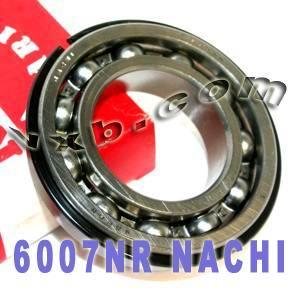 6007NR Nachi Bearing Open C3 Snap Ring Japan 35x62x14mm - fast shipping 🇺🇸