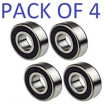 4-Pack 6011-2RS 55x90x18 Ball Bearings Dual Sided Rubber Sealed - fast shipping 🇺🇸