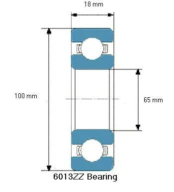 6013ZZ Bearing Deep Groove 6013ZZ - fast shipping 🇺🇸