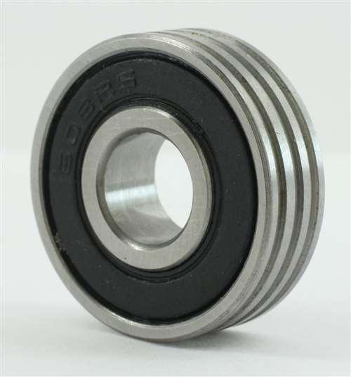 608-2RS Bearing With Groove Sealed 8x22x7 Metric - fast shipping 🇺🇸