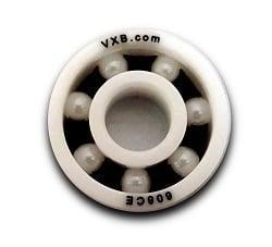 608-ZrO2 Full Ceramic Open Ball Bearing - Nylon Cage ID 8mm OD 22mm Width 7mm - fast shipping 🇺🇸