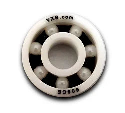 608-ZrO2 Full Ceramic Open Ball Bearing - Nylon Cage ID 8mm OD 22mm Width 7mm - fast shipping 🇺🇸