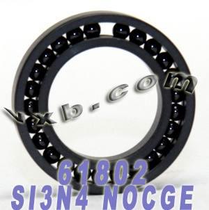 61802 Full Complement Full Ceramic Bearing 15x24x5 Si3N4 - fast shipping 🇺🇸