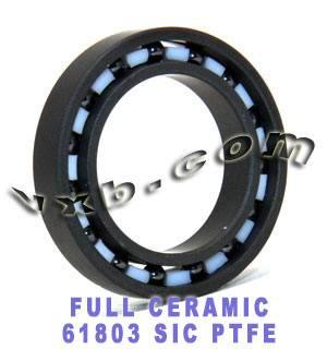 61803 Silicon Carbide Full Ceramic Ball Bearing 17x26x5mm - fast shipping 🇺🇸