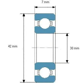 61806 Open Ball Bearing - fast shipping 🇺🇸