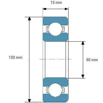 61816-2RS1 Bearing Deep Groove 61816-2RS Ball Bearing - fast shipping 🇺🇸