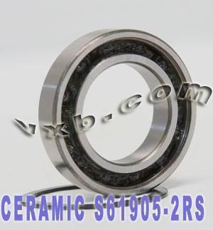 61905-2RS Hybrid Ceramic Ball Bearing 25x42x9 Sealed Si3N4 Bearing - fast shipping 🇺🇸