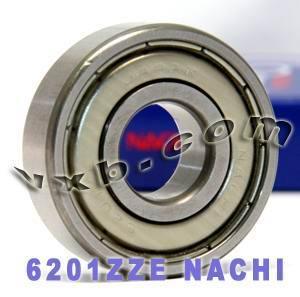 6201ZZE Nachi Bearing Shielded C3 12x32x10mm - fast shipping 🇺🇸