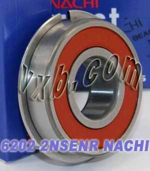 6202-2NSENR Nachi Bearing Sealed C3 Snap Ring Japan 15x35x11mm Bearing - fast shipping 🇺🇸