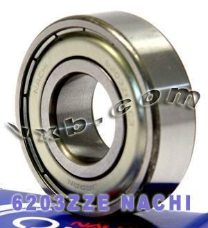 6203ZZE Nachi Bearing Shielded C3 Japan 17x40x12mm - fast shipping 🇺🇸