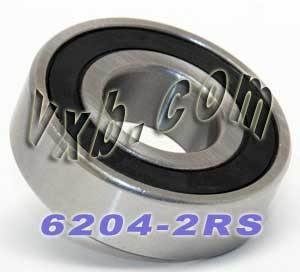 6204-2RS Sealed Bearing 20x47x14mm - fast shipping 🇺🇸
