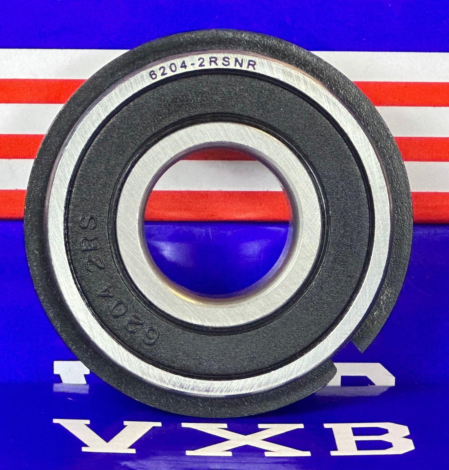 6204-2RSNR Bearing 20x47x14mm Sealed - Snap Ring - fast shipping 🇺🇸