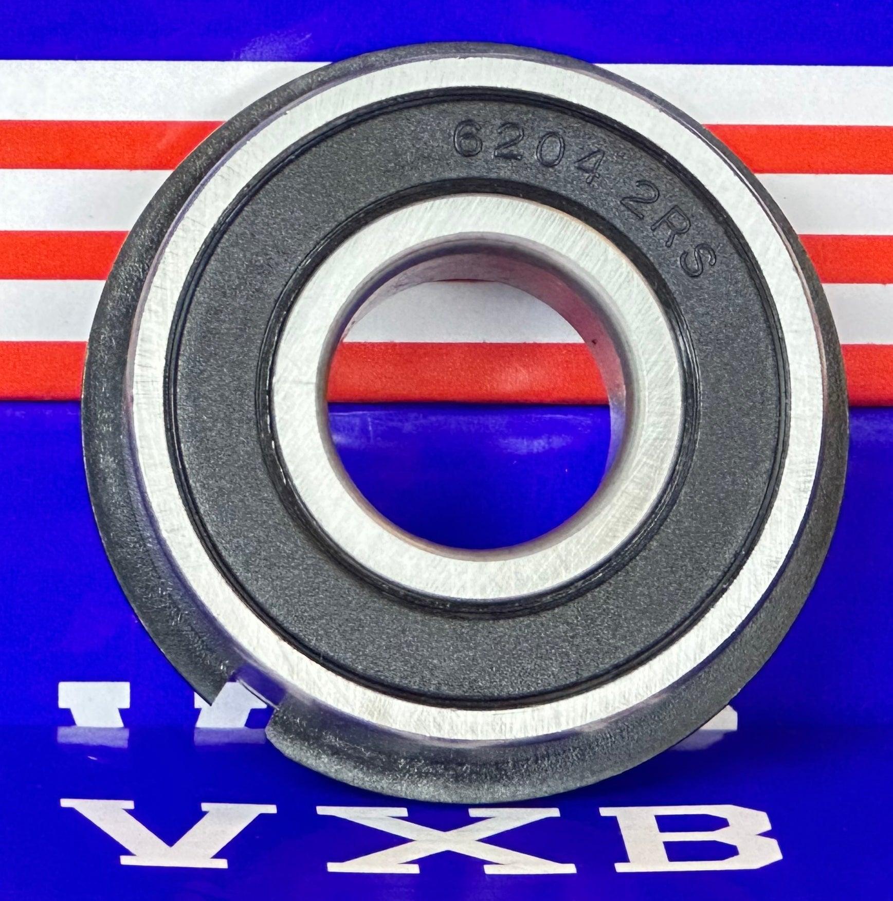 6204-2RSNR Bearing 20x47x14mm Sealed - Snap Ring - fast shipping 🇺🇸