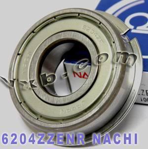 6204ZZENR Nachi Bearing Shielded C3 Snap Ring Japan 20x47x14mm Bearing - fast shipping 🇺🇸
