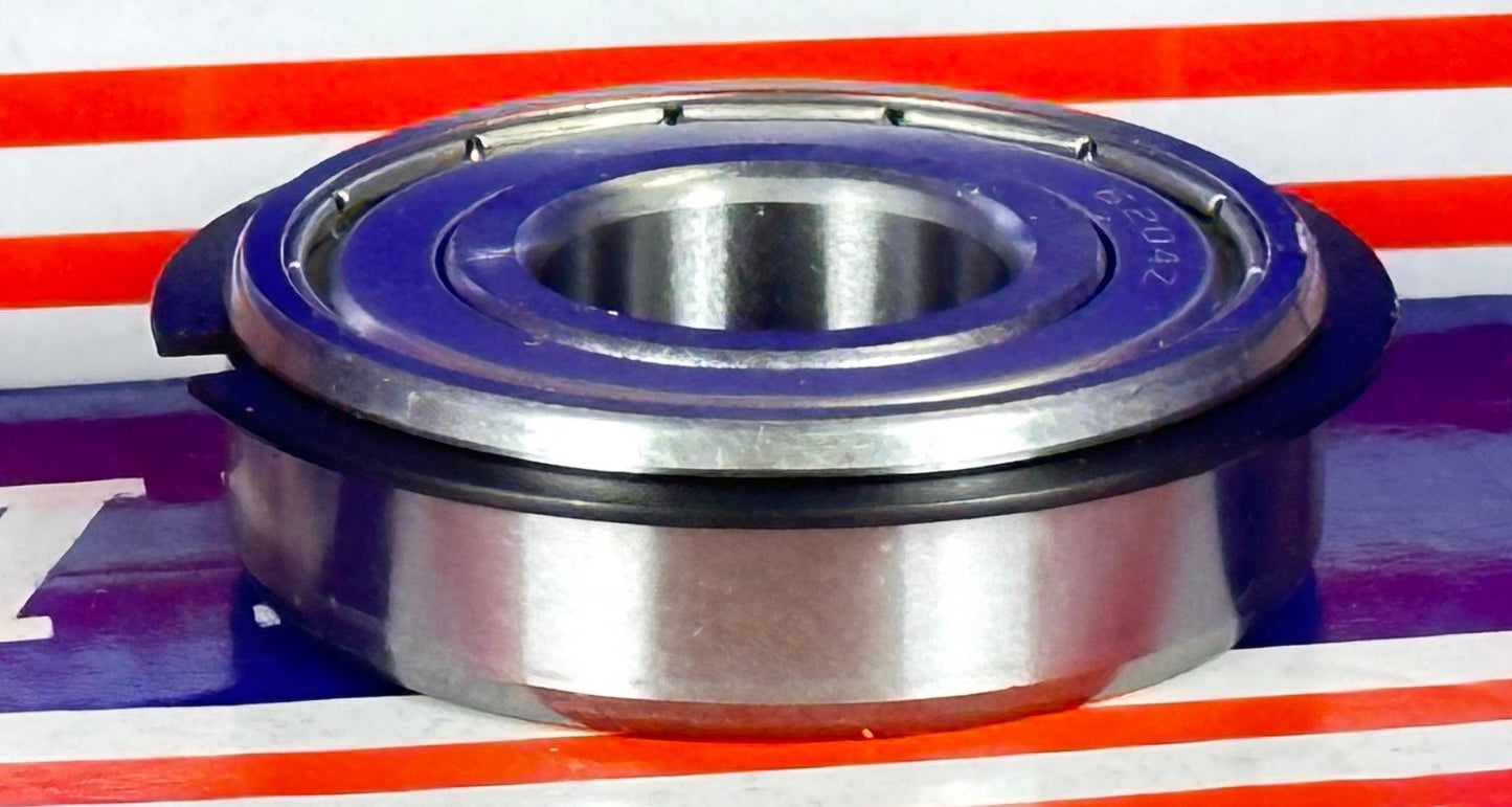 6204ZZNR Ball Bearing 20x47x14mm - Snap Ring - fast shipping 🇺🇸