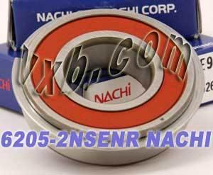 6205-2NSENR Nachi Bearing 25x52x15 Sealed C3 Snap Ring Bearing - fast shipping 🇺🇸