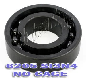 6205 Full Complement Full Ceramic Bearing 25x52x15 Si3N4 - fast shipping 🇺🇸