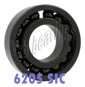 6205 Full Complement Full Ceramic Bearing SIC Silicon Carbide 25x52x15mm - fast shipping 🇺🇸